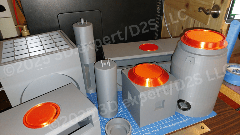 3D printed parts