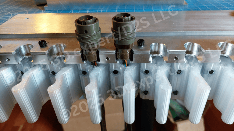 CNC machined and 3D printed assembly aid jig